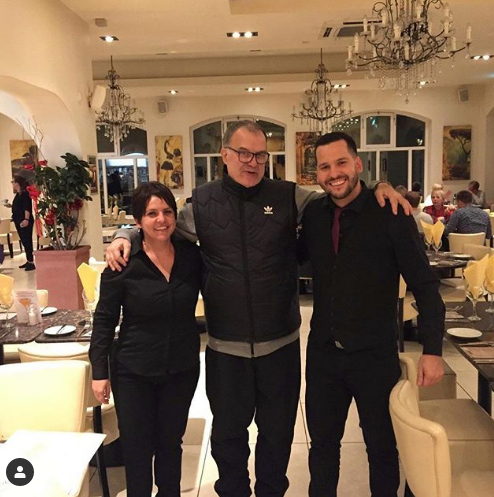 Bielsa is a regular at Sant Angelo restaurant in Wetherby