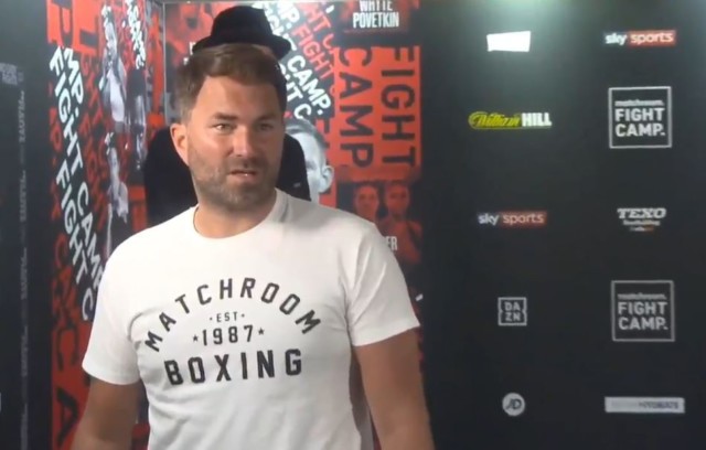 , Sky Sports forced to apologise after Eddie Hearn’s hilarious X-rated outburst in preview to Matchroom Fight Camp