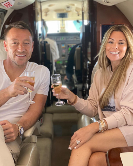 , Chelsea legend John Terry jets off for holiday on private plane with wife Toni after Aston Villa survival