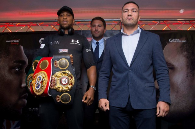 , Anthony Joshua vs Kubrat Pulev could take place in front of 2,000 fans at London’s 02 Arena in November, says Hearn