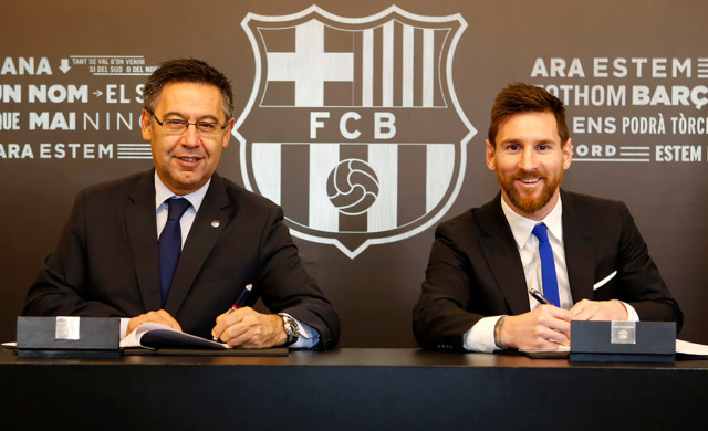 , Barcelona confirm Messi contract talks with president confident legend will sign new deal at club despite exit links