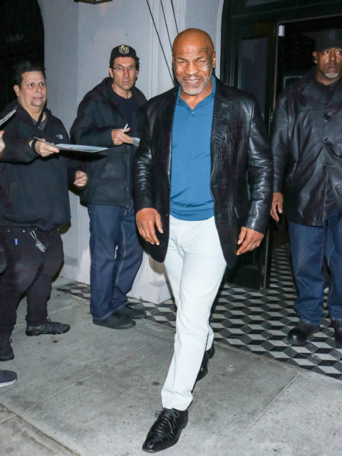 , Mike Tyson says fans with ‘weapons and guns’ demand selfies even though boxing legend has a team of massive bodyguards