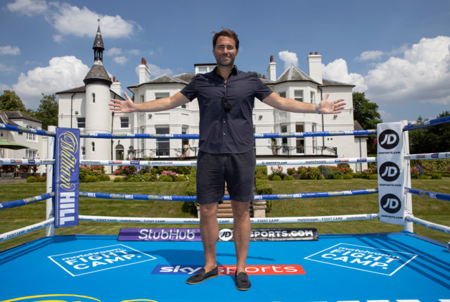 , Eddie Hearn’s Matchroom Fight Camp almost complete as ring is erected in garden of boxing promoter’s stunning mansion
