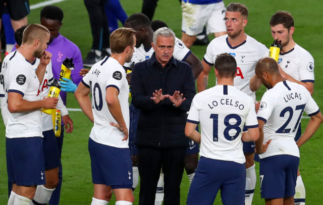 , Watch Son and Lloris in bust-up as team-mates separate them during Spurs’ win… and Mourinho says clash was ‘beautiful’