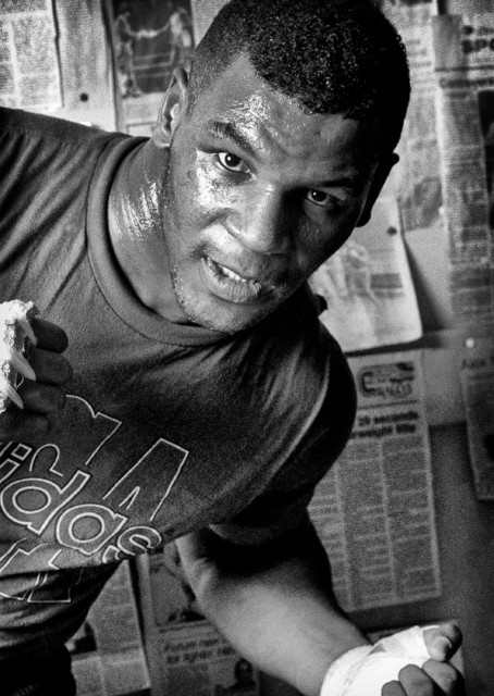 , Mike Tyson’s incredible life in and out of ring captured in candid photos from racing pigeons to becoming boxing legend