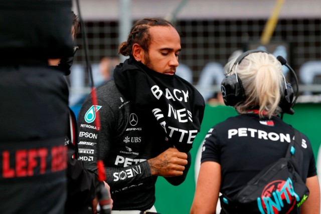 , Lewis Hamilton blasts F1 drivers after Hungarian Grand Prix win as anti-racism message continues to fall flat