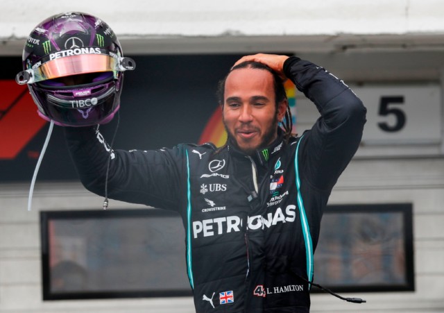 , F1 Hungarian GP results: Hamilton cruises to easy win as he matches Schumacher’s record of eight wins at a single track