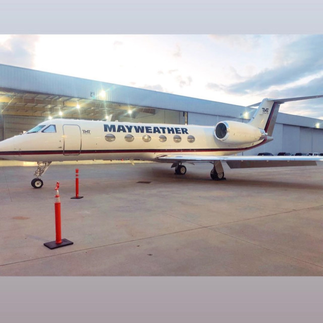 , Floyd Mayweather shows off inside of his luxury private jet and wears stunning jewellery ahead of ring return