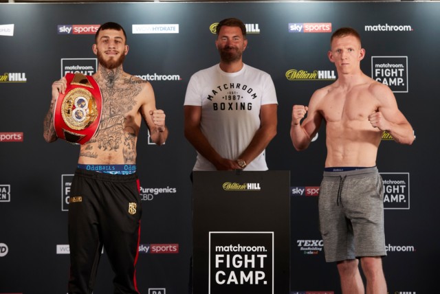 , Sam Eggington and Ted Cheeseman weigh in for Eddie Hearn’s Matchroom Fight Camp ahead of all-British showdown