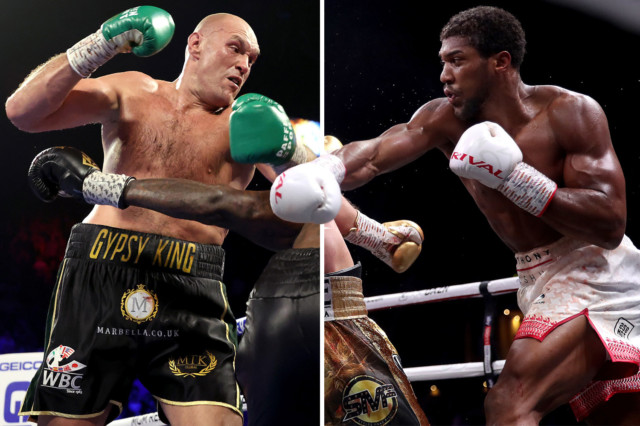 , Anthony Joshua reveals he sparred Tyson Fury for a Rolex watch in 2010