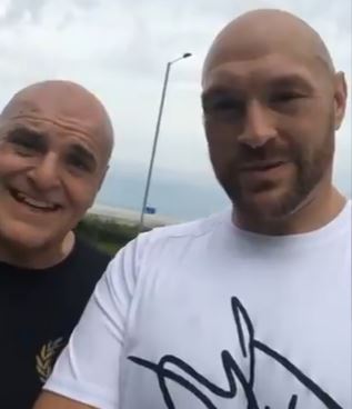, Tyson Fury’s dad John calls himself a ‘fat b******’ in son’s motivational video about staying fit ahead of Wilder fight