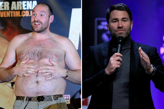 , Eddie Hearn rejected the chance to sign Tyson Fury because Gypsy King was so overweight during talks in Monaco