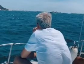 , Jose Mourinho relaxes on yacht during Tottenham’s summer break as daughter and son join him in Portugal