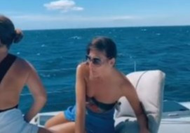 , Jose Mourinho relaxes on yacht during Tottenham’s summer break as daughter and son join him in Portugal