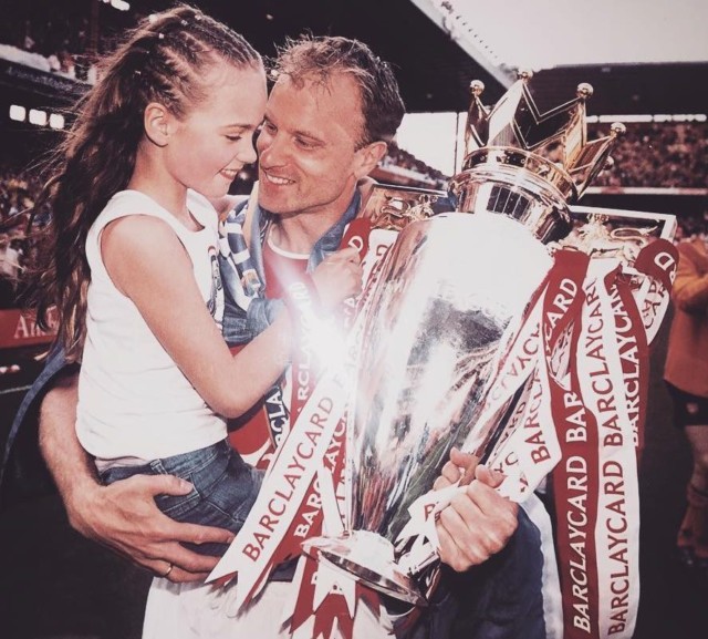 , Estelle Bergkamp is the stunning daughter of Arsenal legend Dennis and is the girlfriend of Man Utd target van de Beek