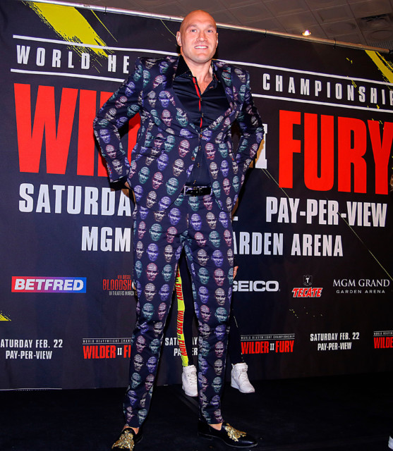 Tyson Fury's suits are designed by tailor Nav Salimian