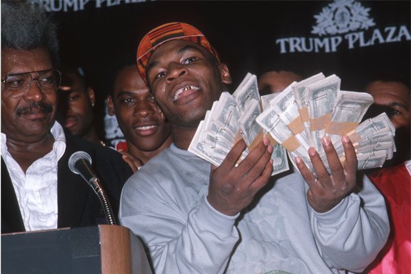 The money started to roll in for Tyson in the late 80s