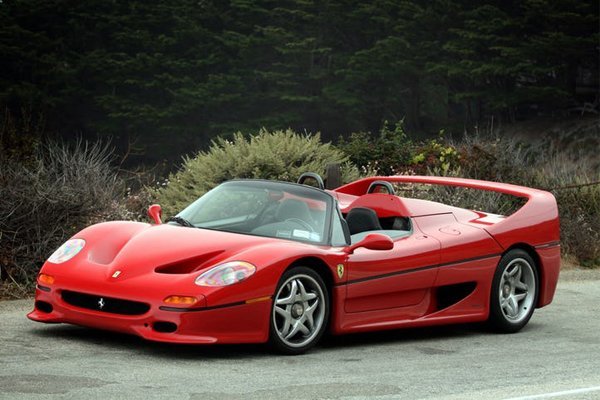 In 1995 Tyson bought two Ferraris with the purse he earned from beating Frank Bruno, including this F50