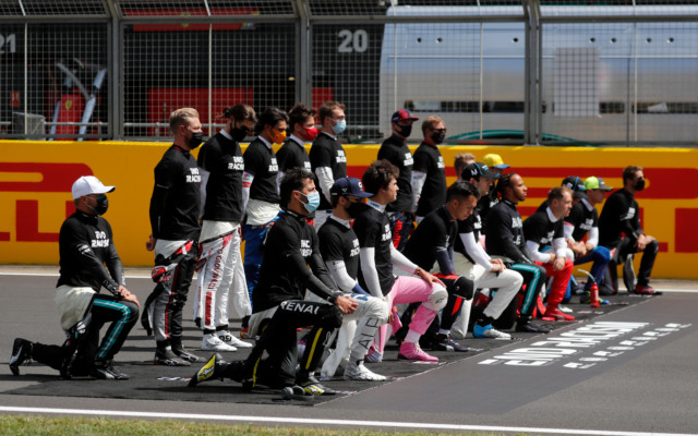 , Lewis Hamilton and Co given time to kneel at start of British GP after Hungarian GP farce.. but seven still refuse