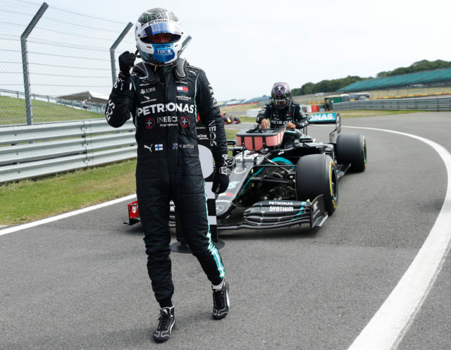, Bottas starts on pole at 70th Anniversary Grand Prix as Hamilton second on grid at Silverstone