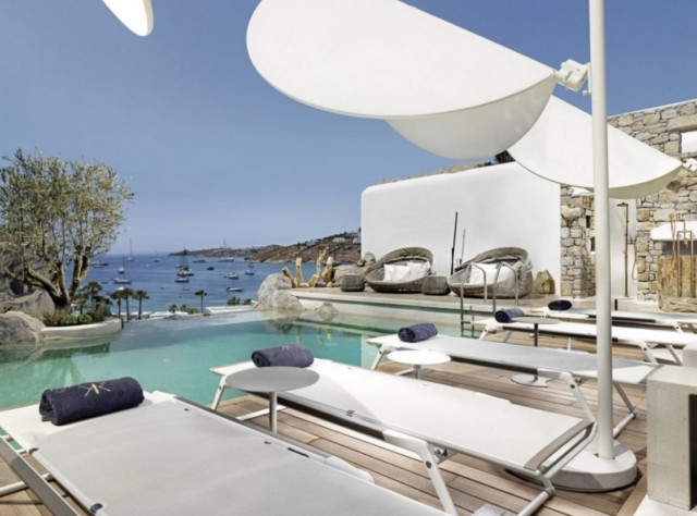 , Mykonos is the luxury hotspot loved by footballers like Maguire, Alli and girlfriend Ruby Mae with clubs and beaches