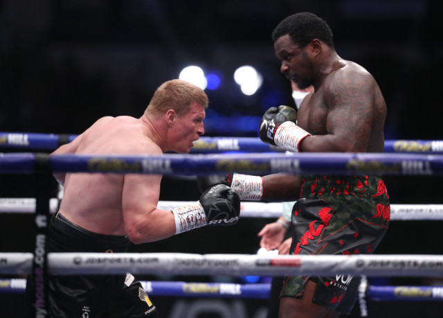 , Watch Dillian Whyte storm Eddie Hearn interview and demand December rematch with Povetkin after shock knockout
