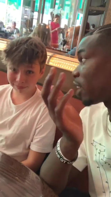 , Watch as classy Man Utd star Paul Pogba almost reduces young fan to tears as he talks to him about Premier League dream