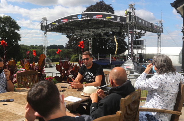 , Eddie Hearn’s lawn left ruined by Matchroom Fight Camp but promoter insists it was ‘greatest thing we’ve ever done’