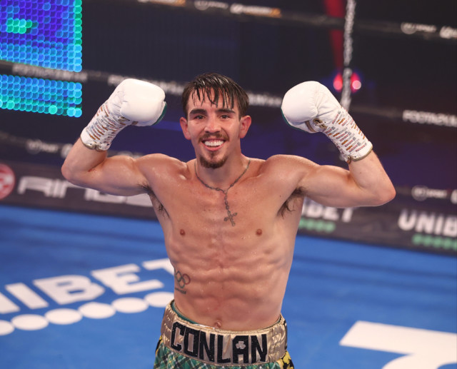 , Michael Conlan scores impressive KO – but only after having TWO points deducted for low blows