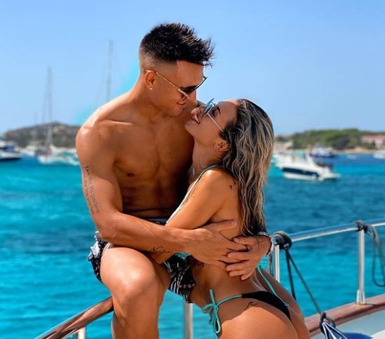 , Lautaro Martinez’s girlfriend Agustina wows in bikini on holiday as Man City fight Barcelona for transfer of Inter star