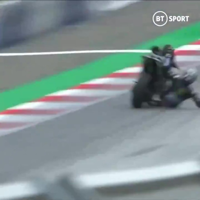 , Moto GP star Maverick Vinales escapes unhurt after leaping from bike at 125mph as brakes fail at Austria’s Red Bull Ring