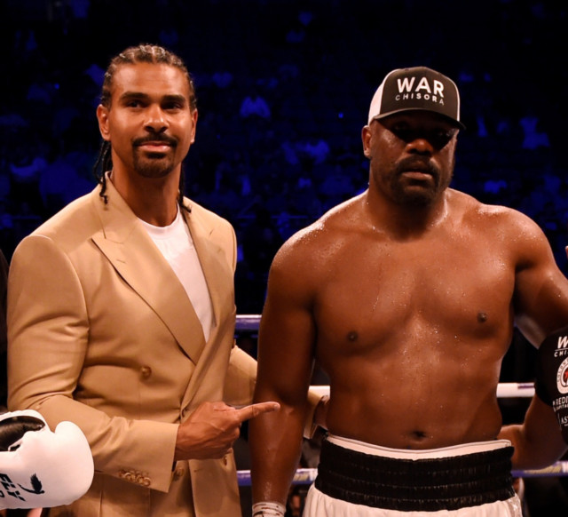 , David Haye rates Dereck Chisora’s chances of beating Oleksandr Usyk after training against southpaws during delay