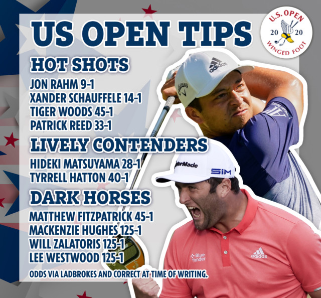 , Golf – US Open tips: Rahm, Woods and Schauffele the contenders but 125/1 outsider could be the big pick