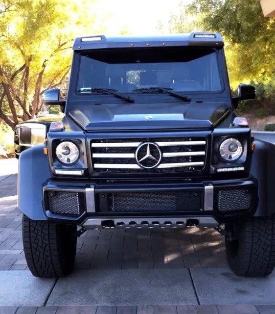 A more recent Mayweather purchase was his £155k Mercedes G-63 AMG