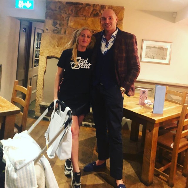 Fury and Paris step out for date night at The Morecambe Hotel and Restaurant