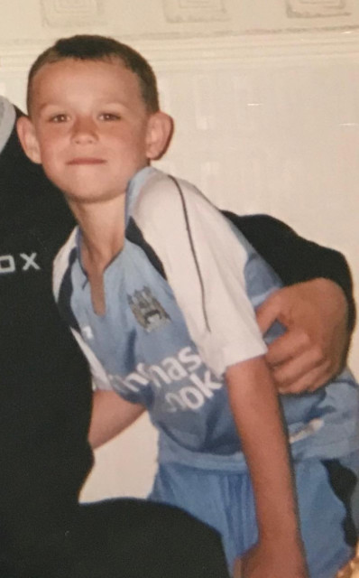 As a boy Foden grew up supporting Manchester City