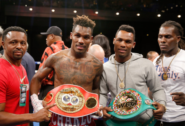 , Twins Jermell and Jermall Charlo both clinch world titles on SAME night with wins over Rosario and Derevyanchenko