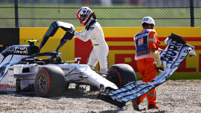 , Lewis Hamilton wins crazy Tuscan Grand Prix after three crashes see race stopped TWICE and just 12 cars finish