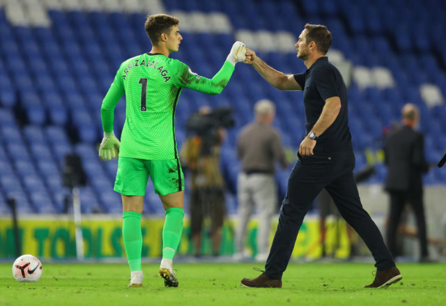 , Watch Kepa’s latest blunder vs Brighton as Chelsea boss Frank Lampard insists he is ‘very happy’ with keeper