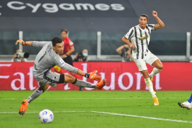 , Cristiano Ronaldo scores with assist from Aaron Ramsey as Juventus open Serie A season with 3-0 win vs Sampdoria