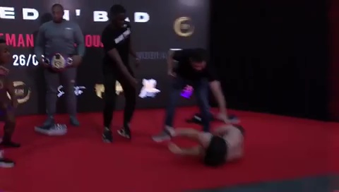 , Watch Likkleman vs Salim Chiboub weigh-in descend into chaos before Aiden Henry WINS in epic bout