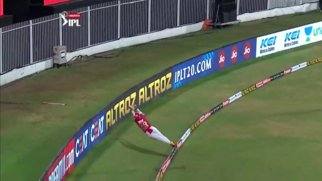 , Watch Nicholas Pooran ‘defy physics’ after stunning fielding to stop six for Kings XI against Rajasthan Royals in IPL