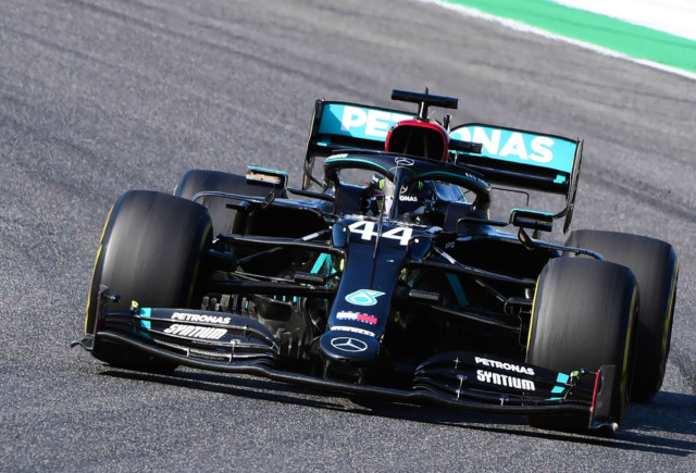, Lewis Hamilton wins crazy Tuscan Grand Prix after three crashes see race stopped TWICE and just 12 cars finish