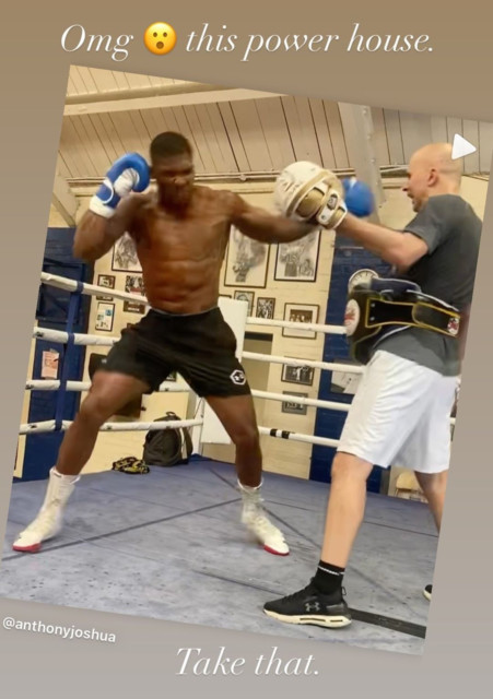, Tyson Fury teases ‘power house’ Anthony Joshua over explosive punch power training video