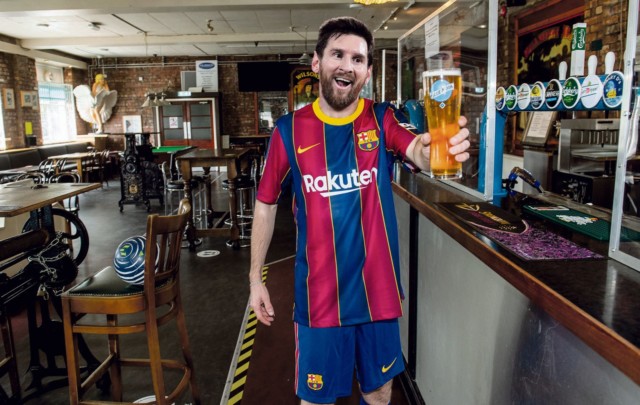 , What will footie’s greatest player Lionel Messi be missing in Manchester?