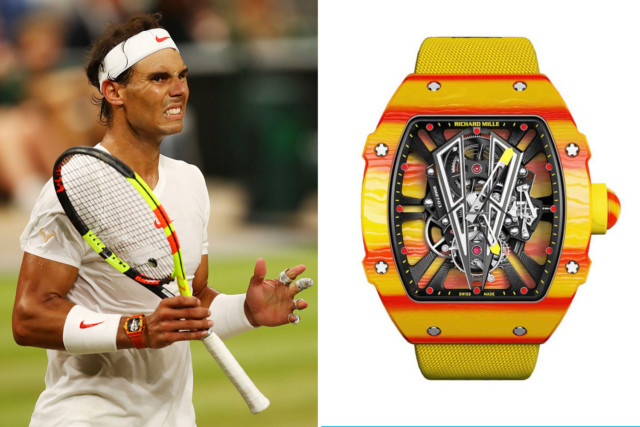  Rafael Nadal wore a RM27-03 worth £550k at Wimbledon last year