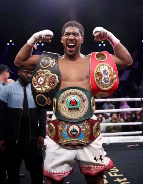 Anthony Joshua is one step closer to fighting Tyson Fury