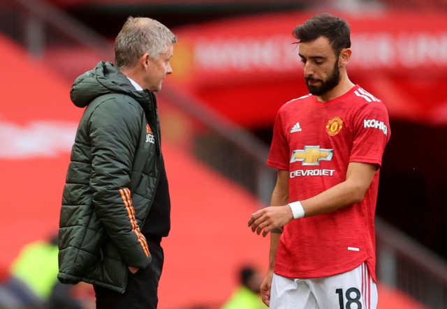 , Ole Gunnar Solskjaer backs Bruno Fernandes amid Man Utd bust-up rumours and says ‘he’s not used to losing’