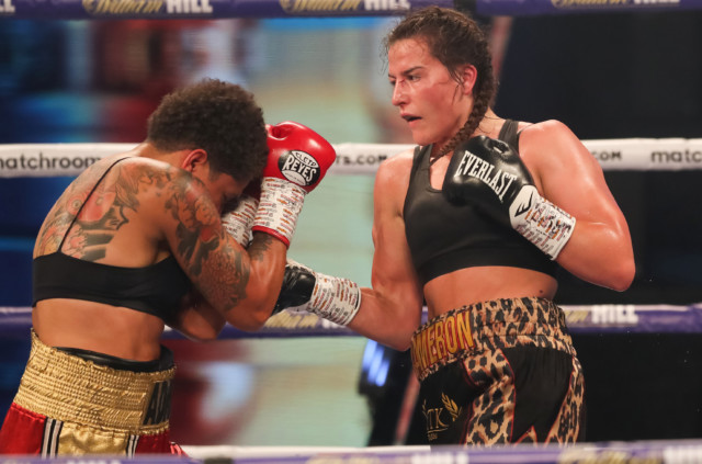 , Chantelle Cameron demolishes Adriana Araujo as brilliant Brit becomes super-lightweight world champion