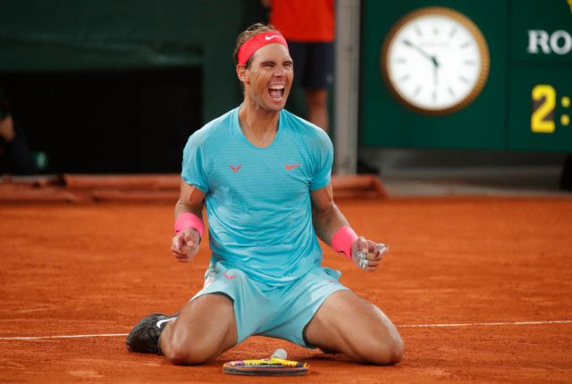 , Rafa Nadal thrashes Novak Djokovic in French Open final to equal Roger Federer’s Grand Slam record of 20 wins